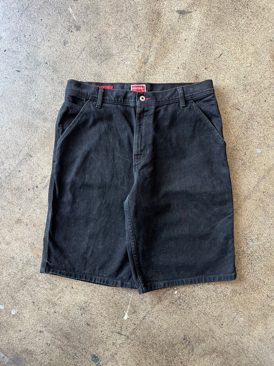 2000s Hilfiger Black Carpenter Jorts 35