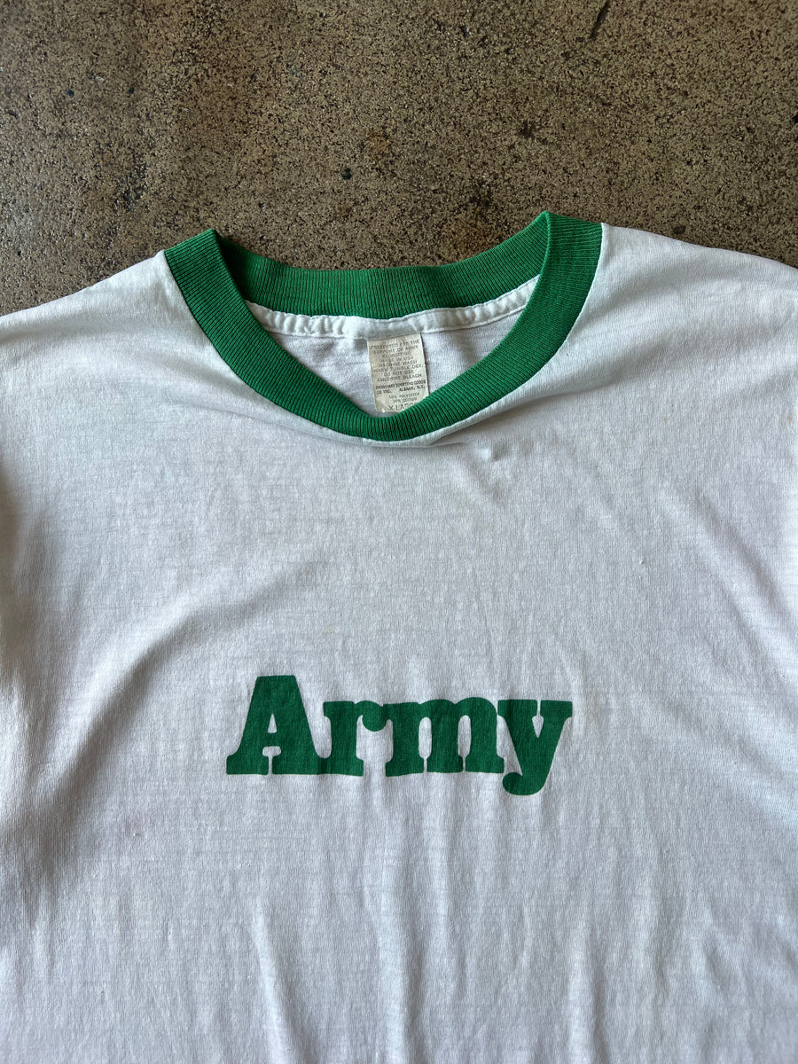 1980s Army Ringer Tee