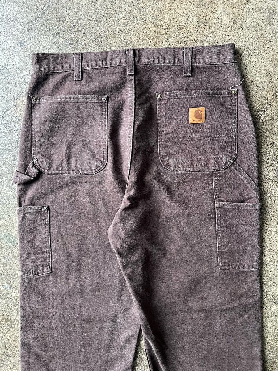 2000s Carhartt Faded Brown Double Knees 34