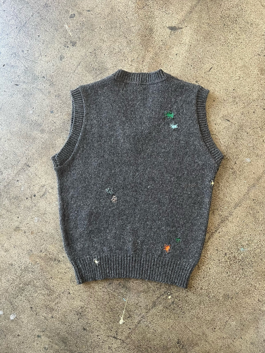 1990s LL Bean Repaired Sweater Vest