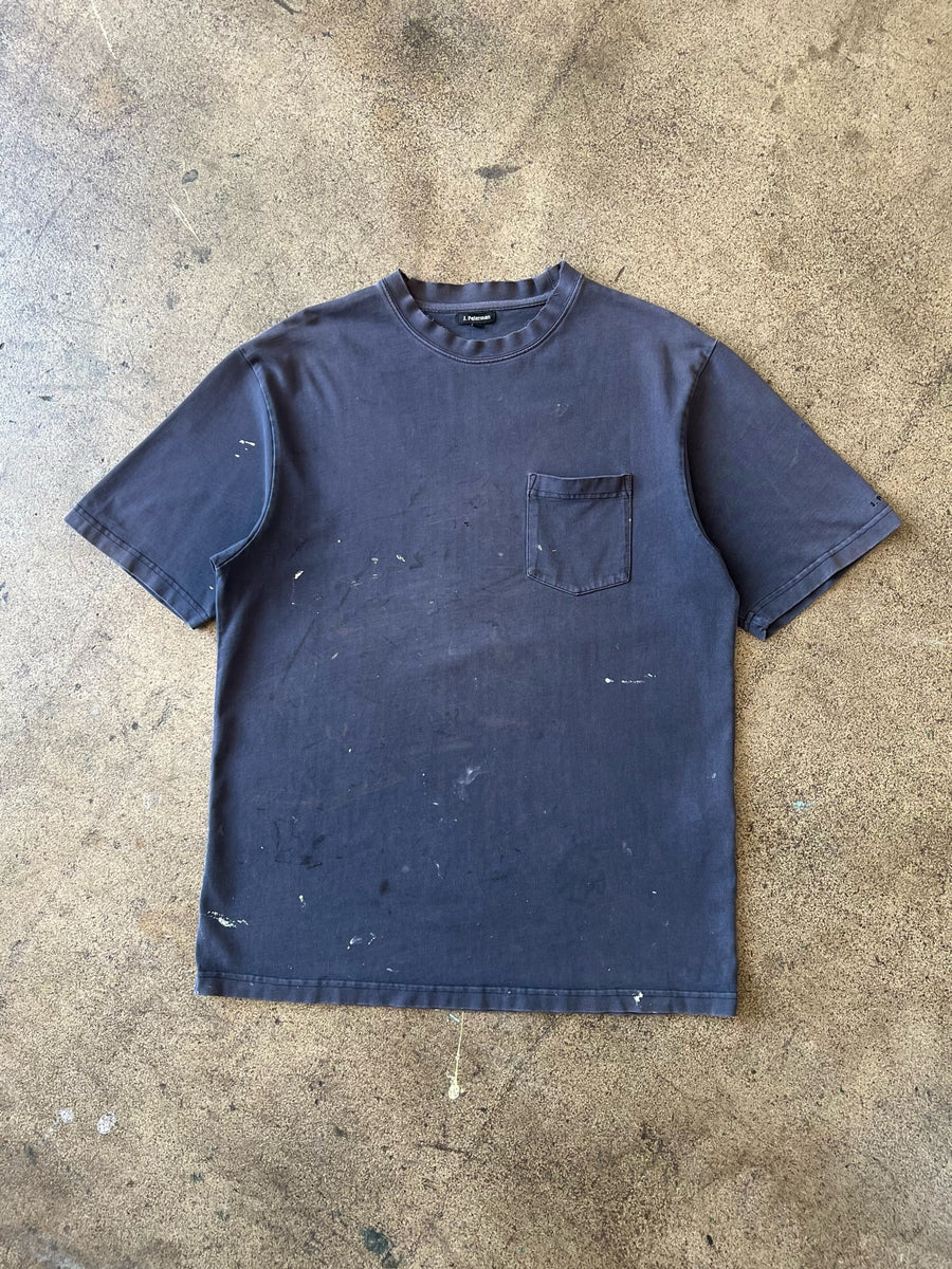 1990s Paint Stained Faded Pocket Tee