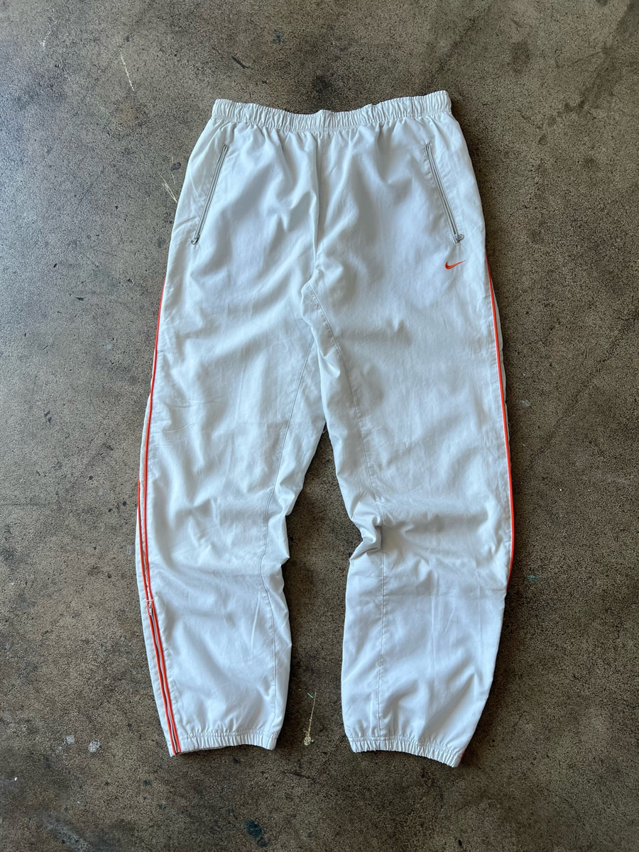 2000s Nike Track Pants Gray Orange