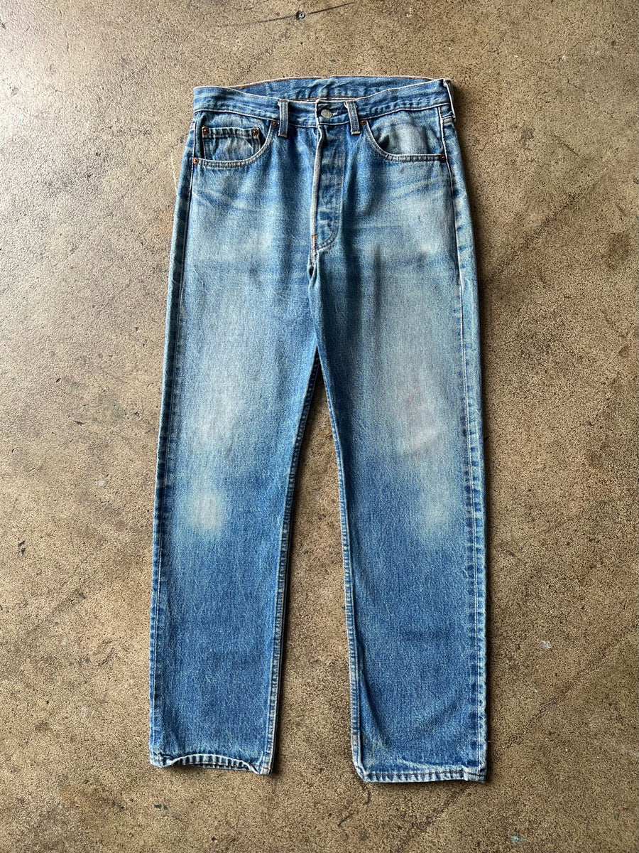 1990s Levi's 501 Jeans Faded Blue 31