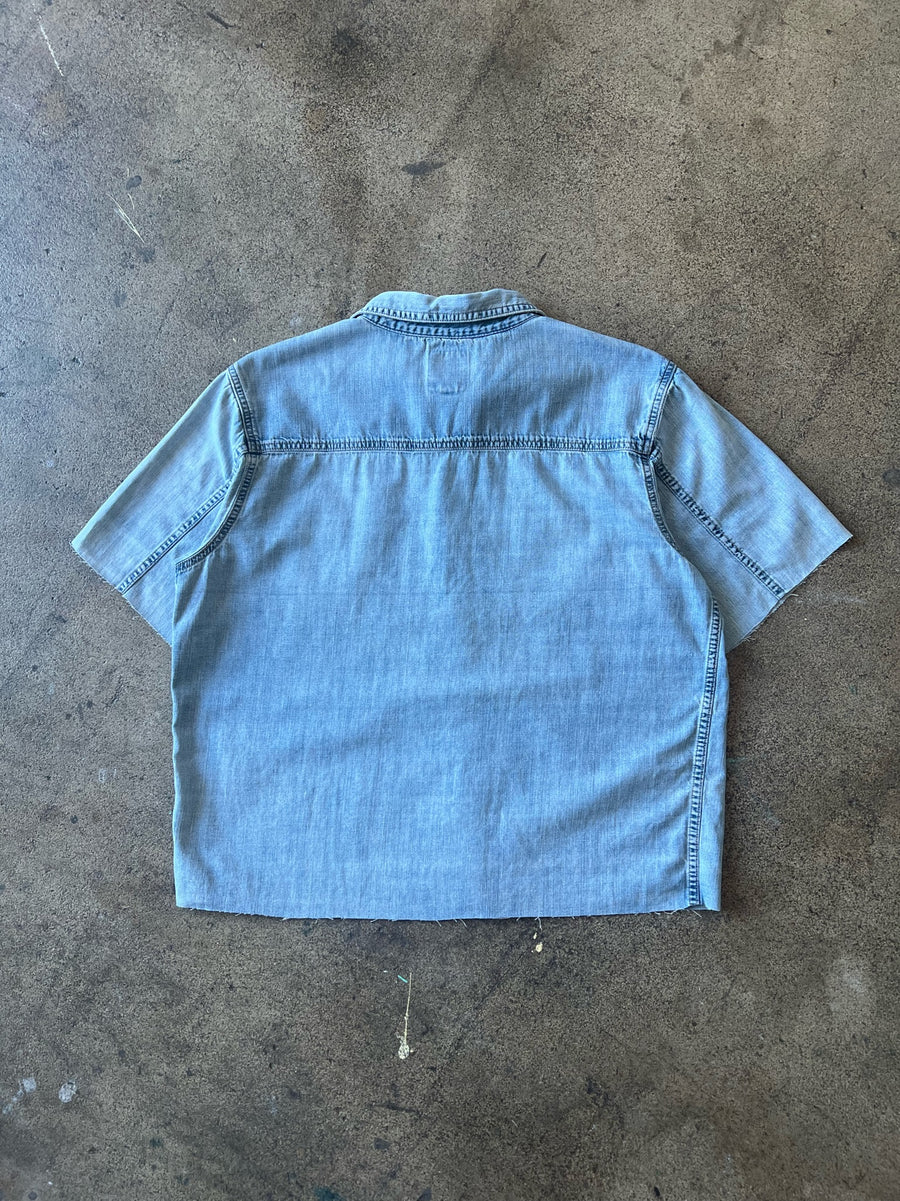 2000s Levi's Cropped + Chopped Two Pocket Denim Shirt