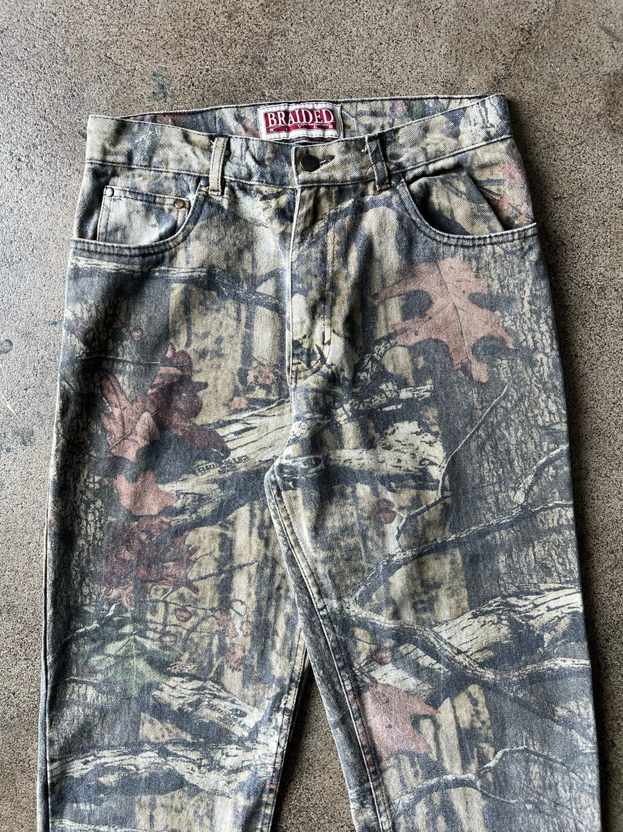 1990s Mossy Oak Camo Pants 30