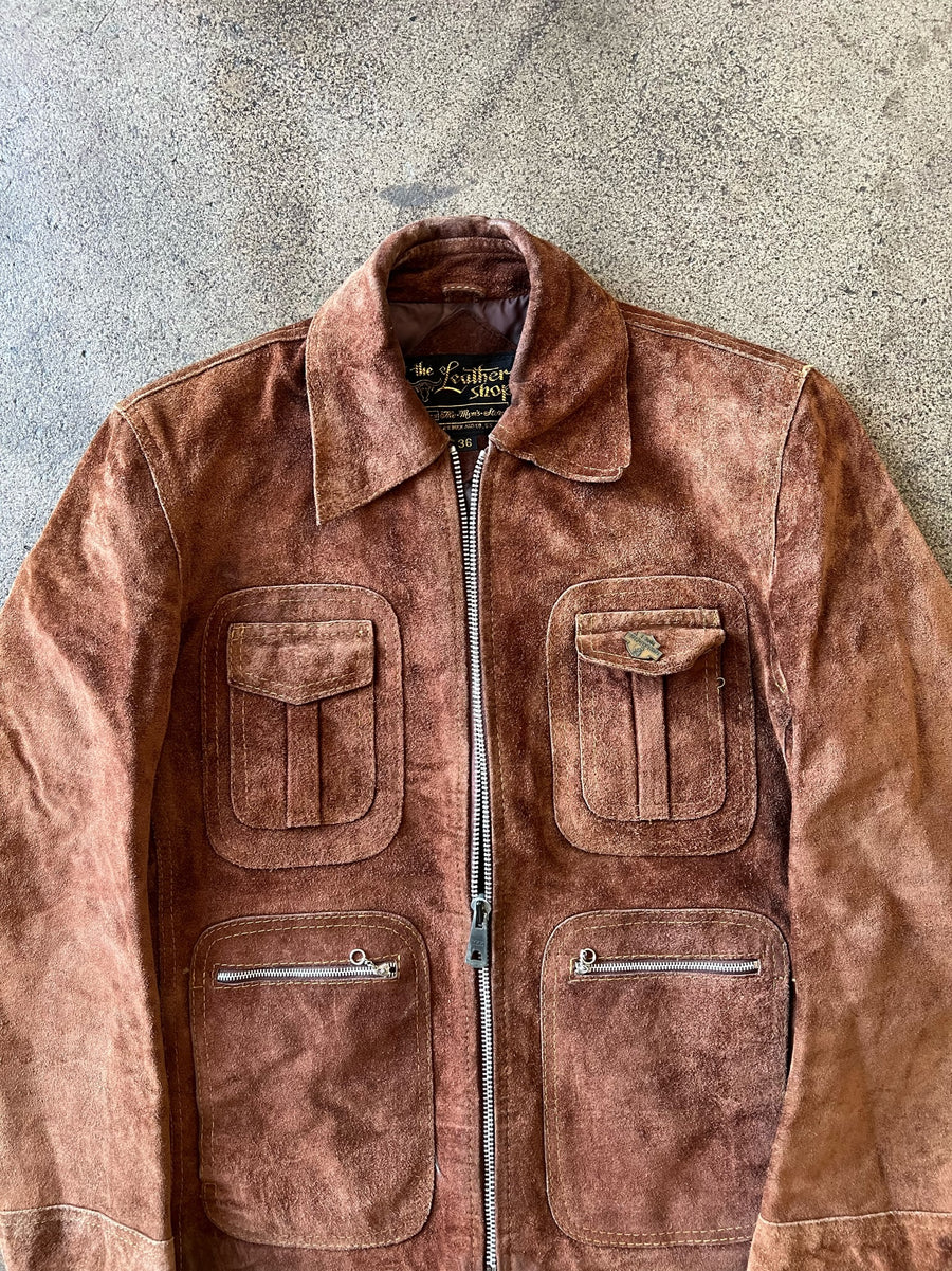 1970s Sears Brown Suede Jacket