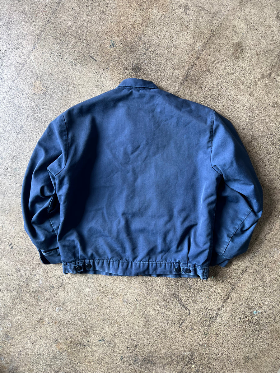 1970s Navy Two Pocket Work Jacket