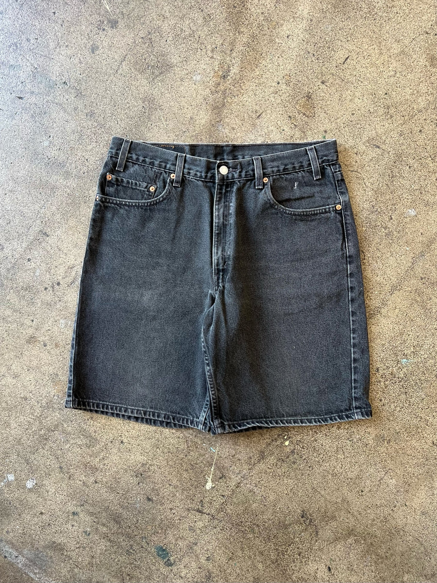 1990s Levi's 550 Faded Black Jorts 34