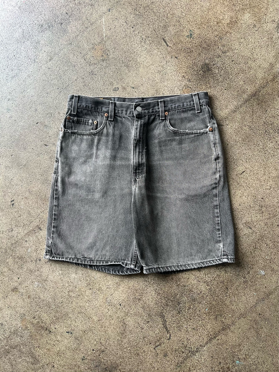 1990s Levi's 550 Faded Black Jorts 35