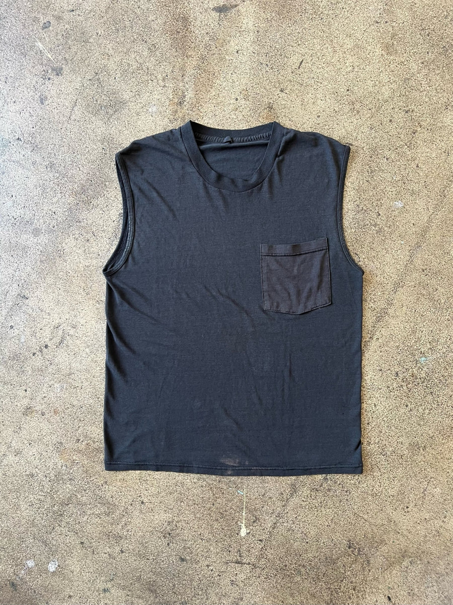 1990s Faded Black Pocket Tank