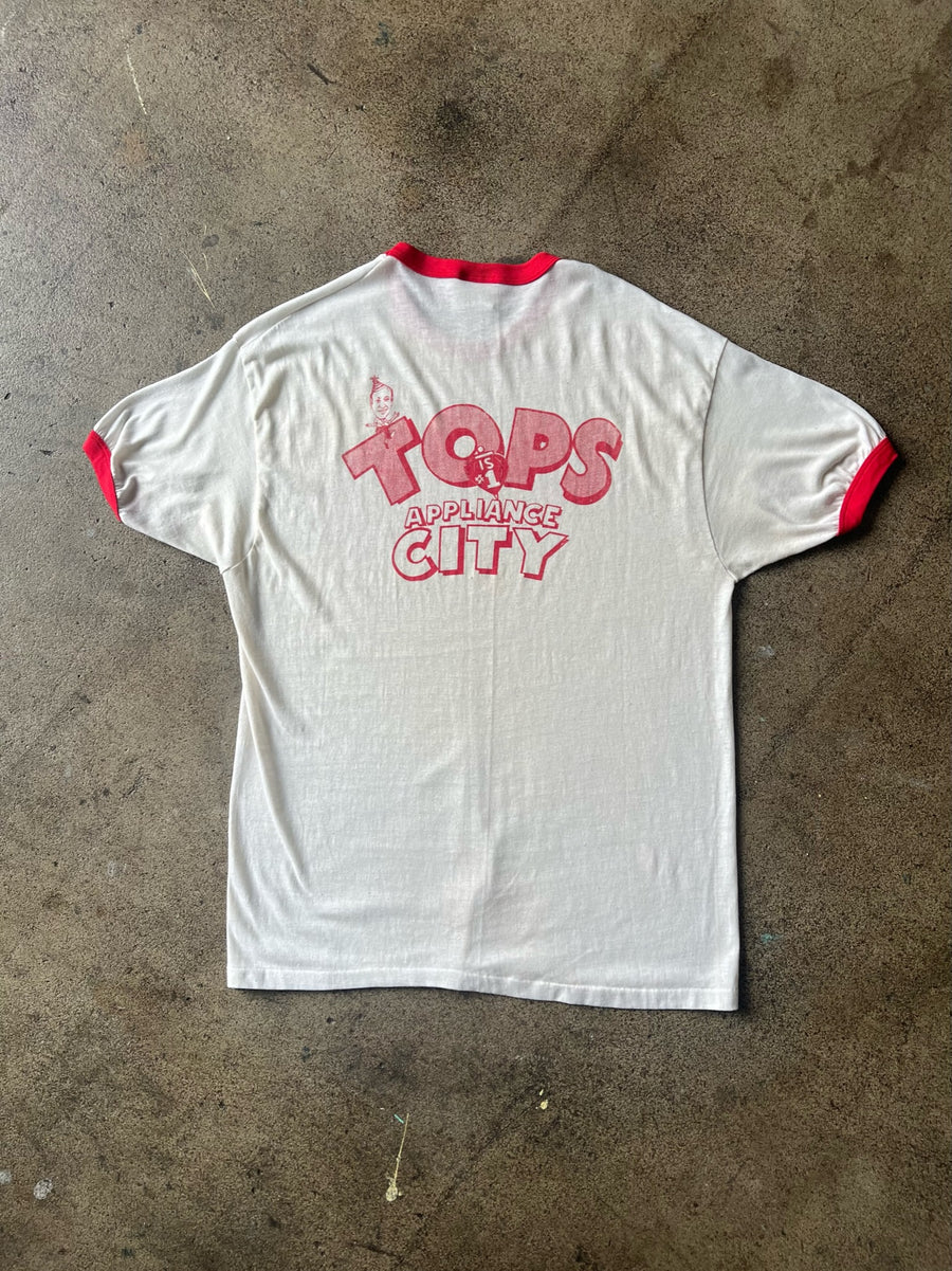 1980s Hanes Topsy Ringer Tee