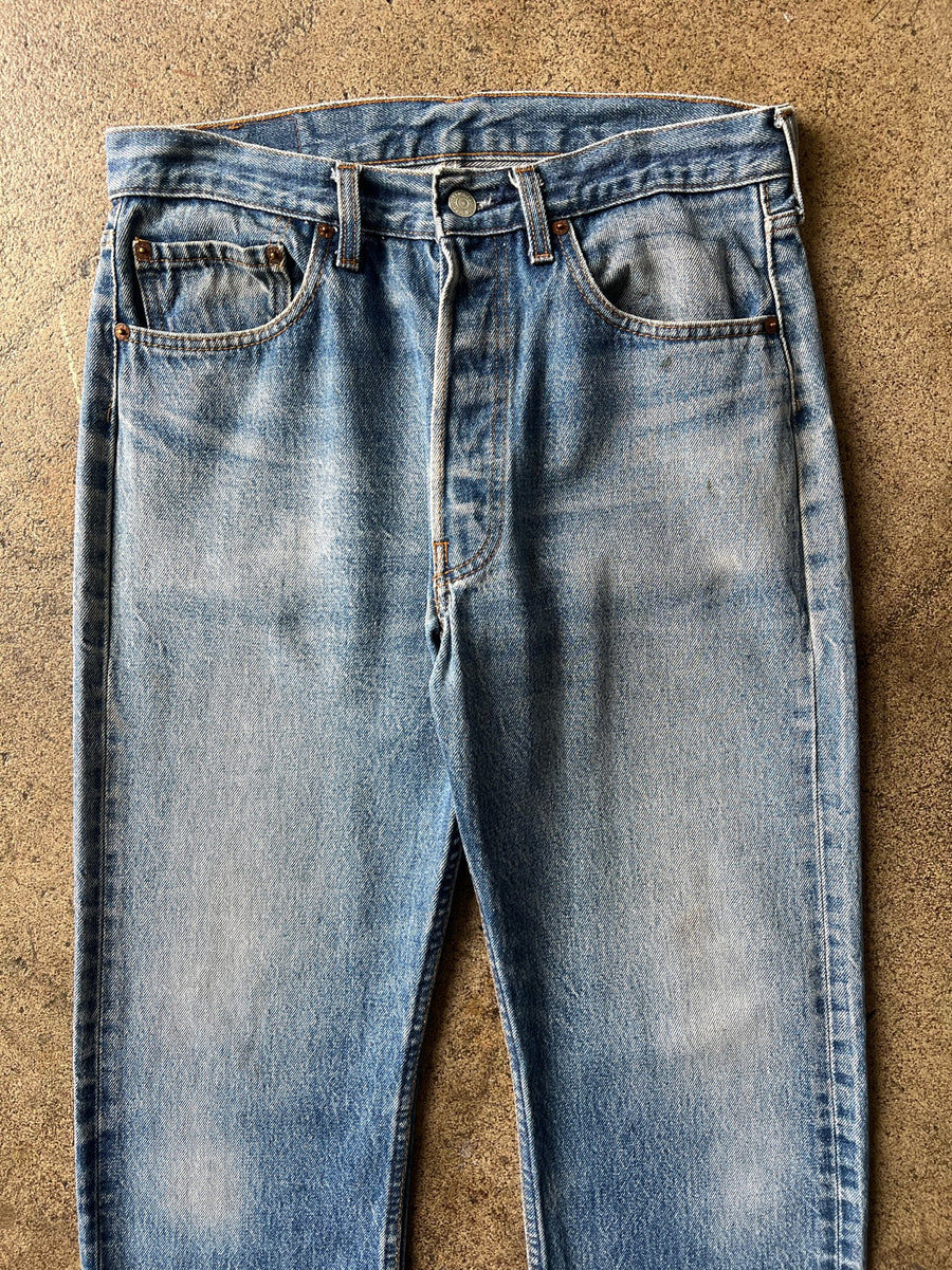 1990s Levi's 501 Jeans Faded Blue 31