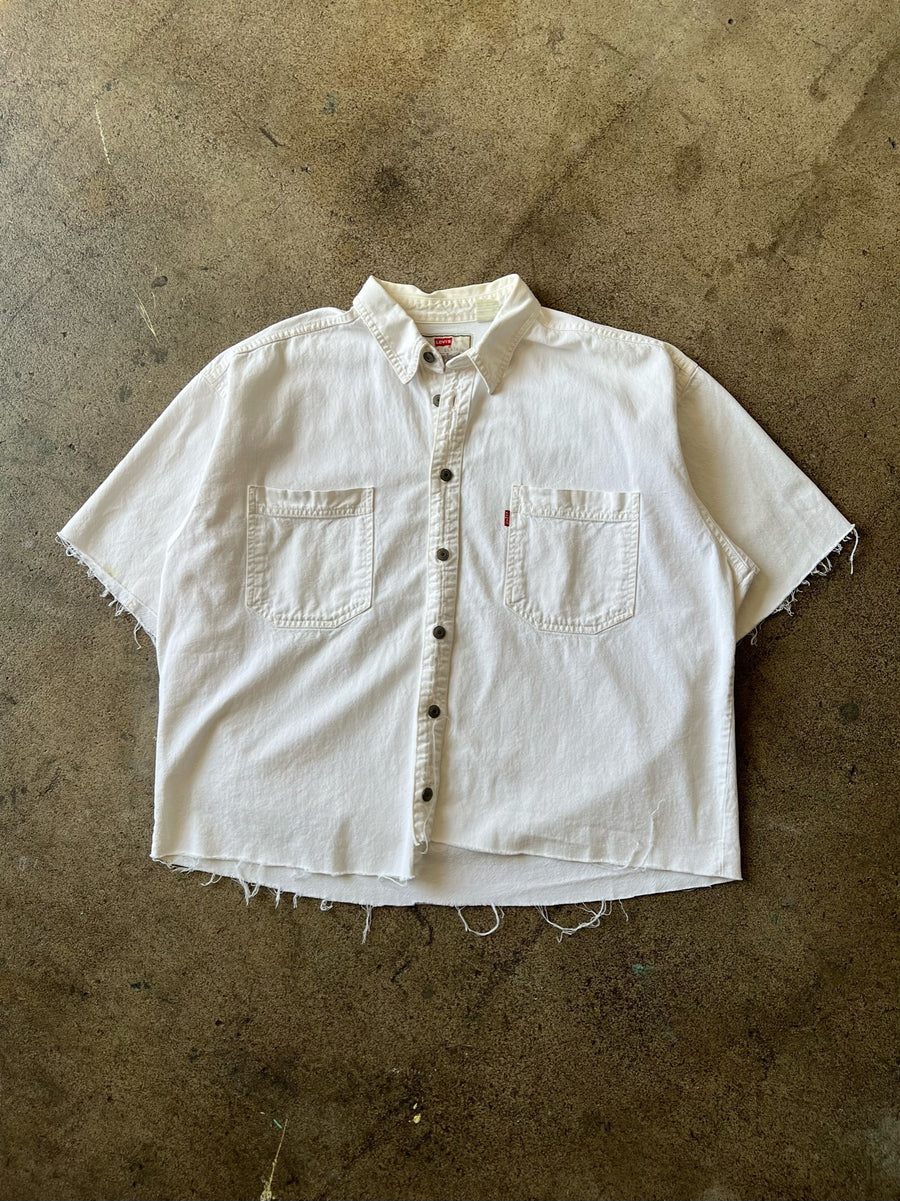 2000s Levi's Cropped + Chopped Two Pocket Work Shirt