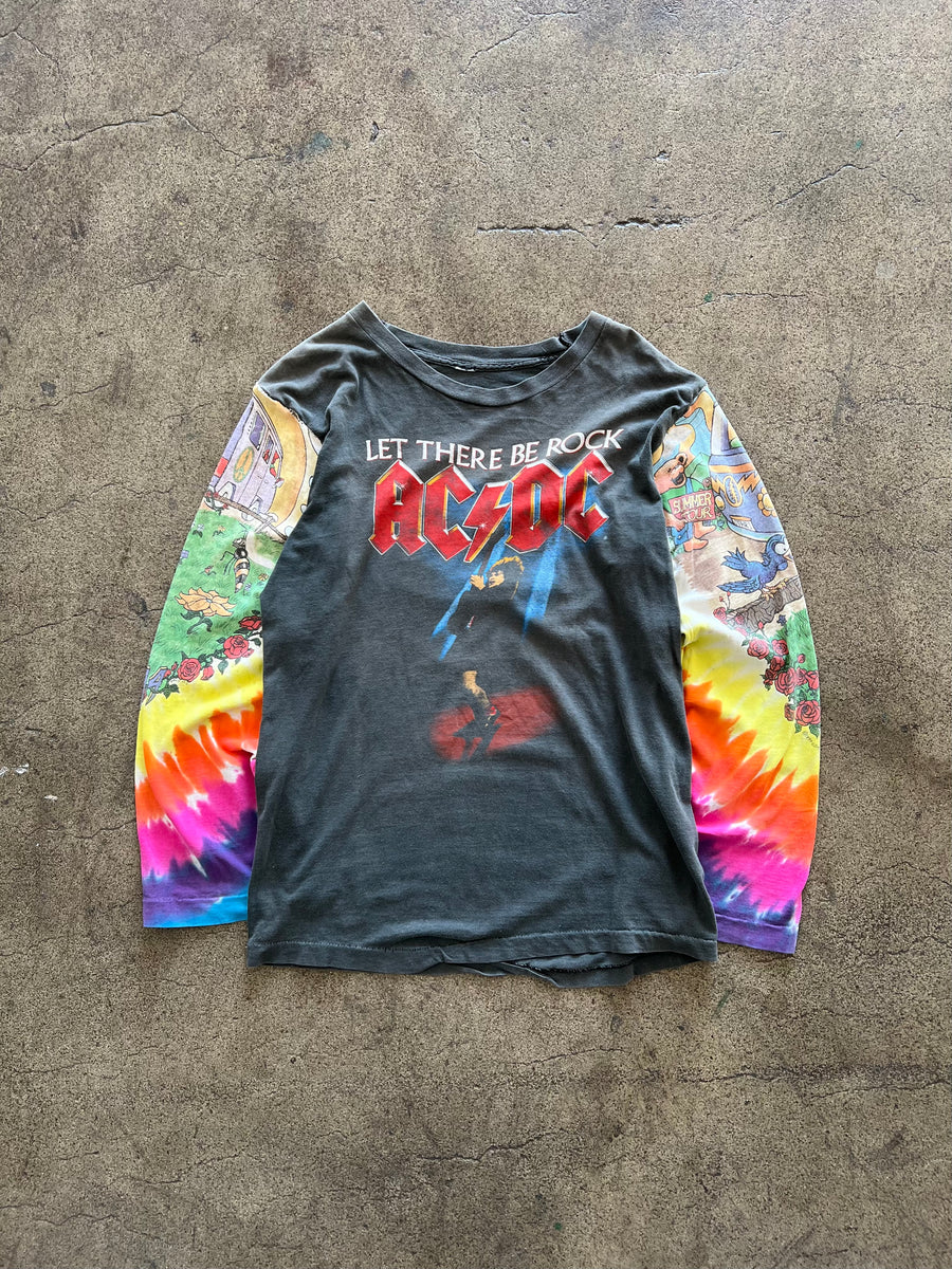 1990s ACDC x Grateful Dead Reworked Long Sleeve