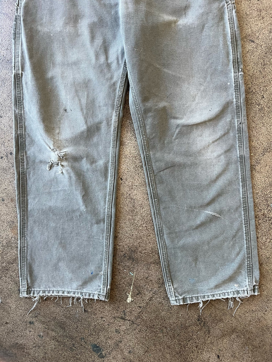 2000s Carhartt Moss Green Work Pants 31