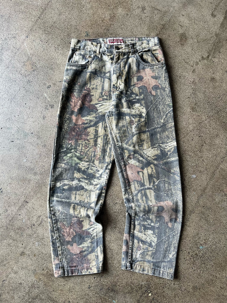 1990s Mossy Oak Camo Pants 30