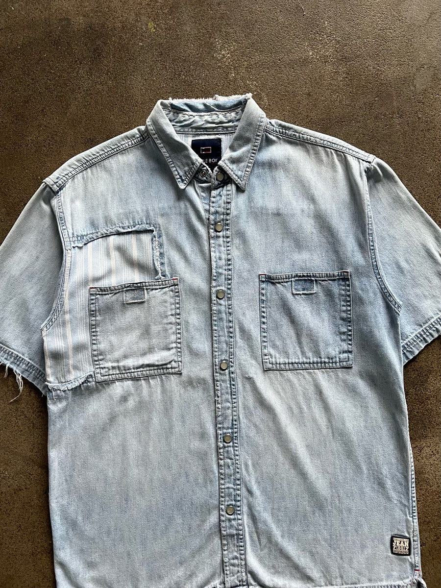 1990s Bugle Boy Denim Shirt