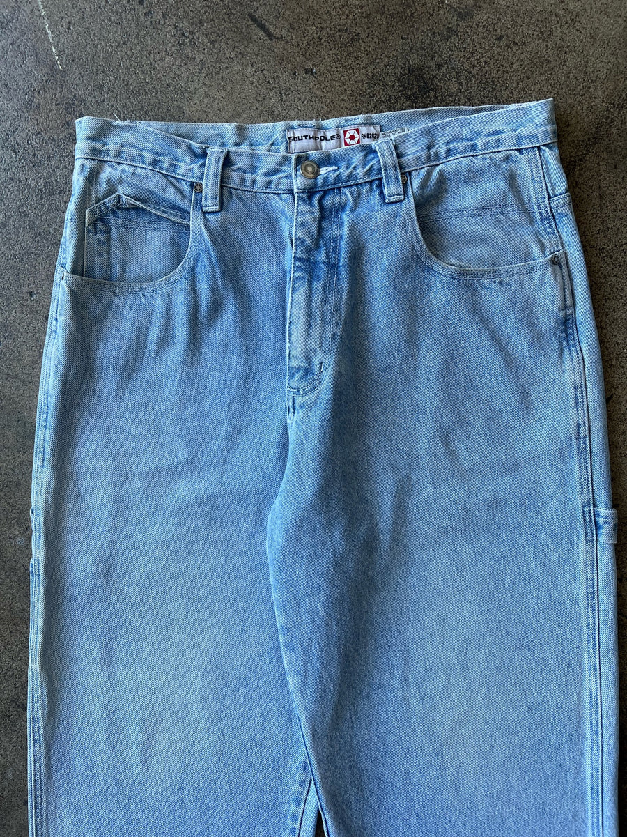 2000s South Pole Baggy Jeans Faded 34