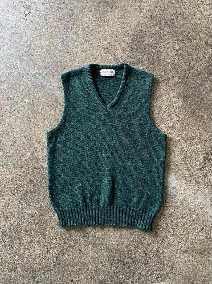 1970s McGregor Green Sweater Vest