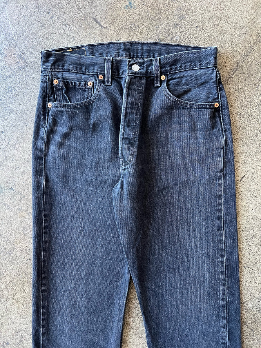 1990s Levi's 501 Faded Black Jeans 31