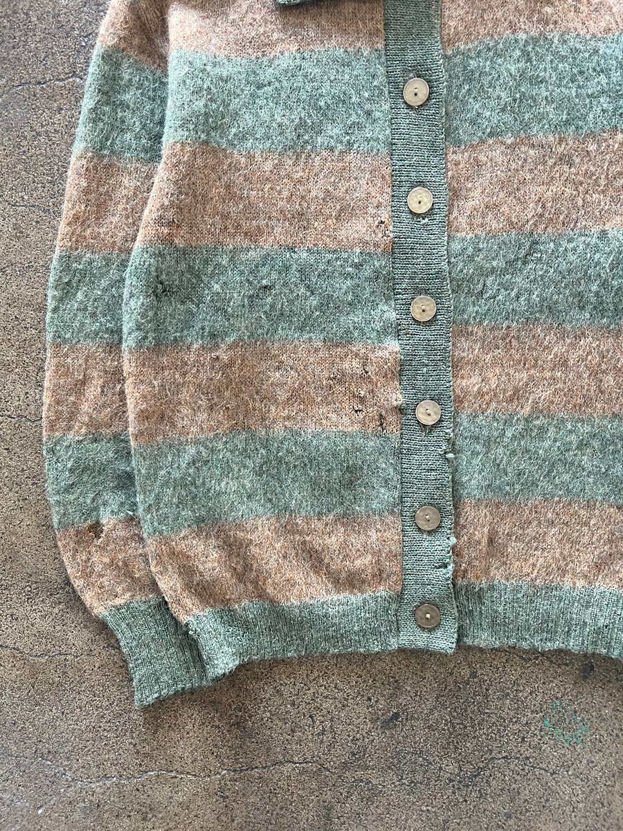 1960s Mohair Collared Cardigan Sweater