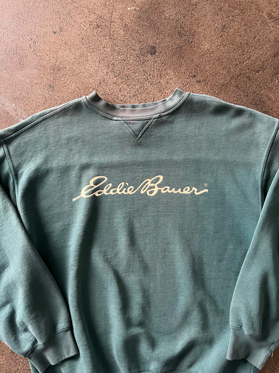 1990s Eddie Bauer Crewneck Sweatshirt Faded