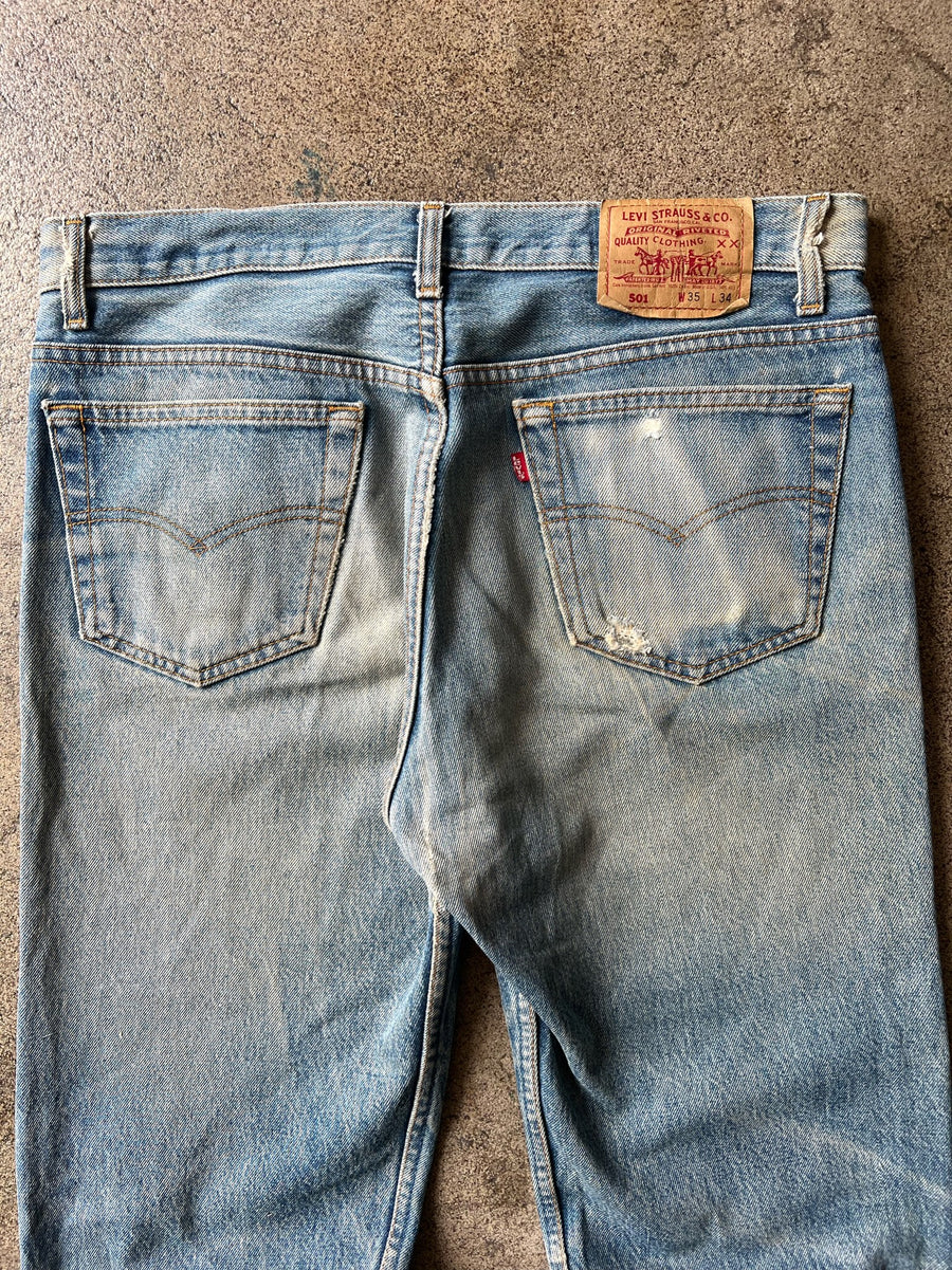 1990s Levi's 501 Dirty Wash Jeans 34