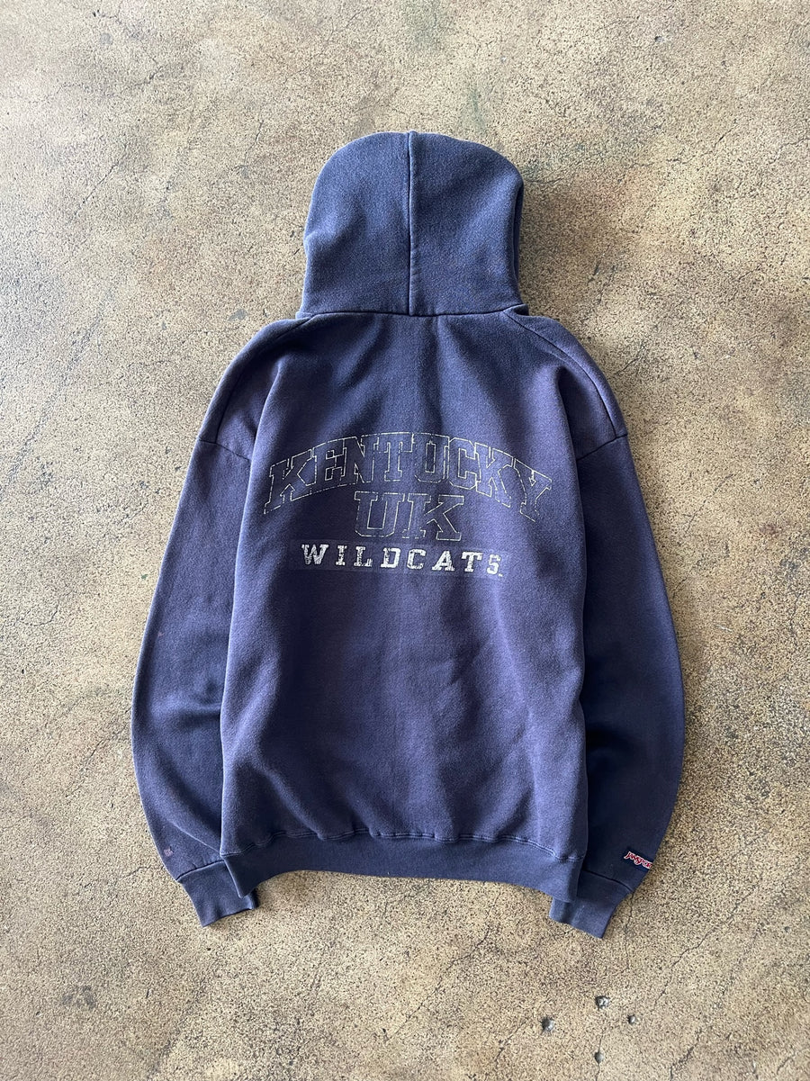 1990s Faded Blue Kentucky Zip Hoodie