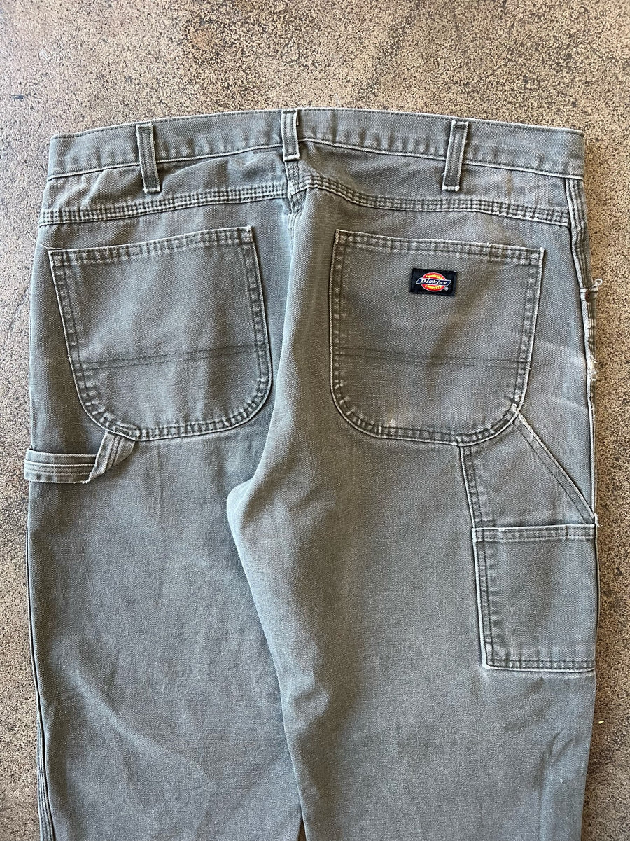 2000s Dickies Moss Green Work Pants 35