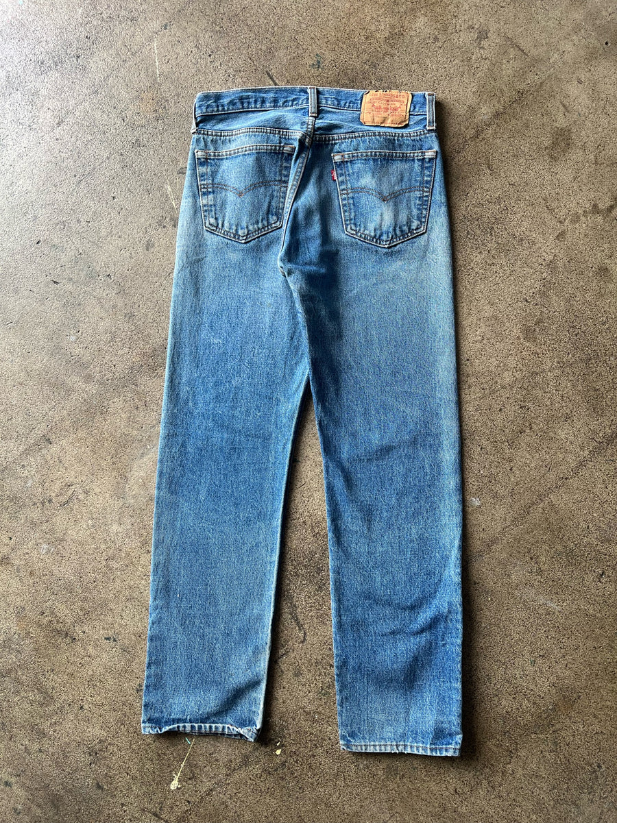 1990s Levi's 501 Jeans Faded Blue 31