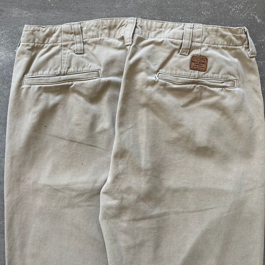 2000s Polo Jeans Co. Khaki Pants 35