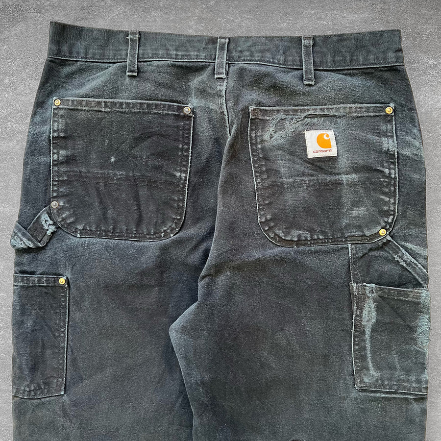 2000s Carhartt Double Knees Faded Black 33