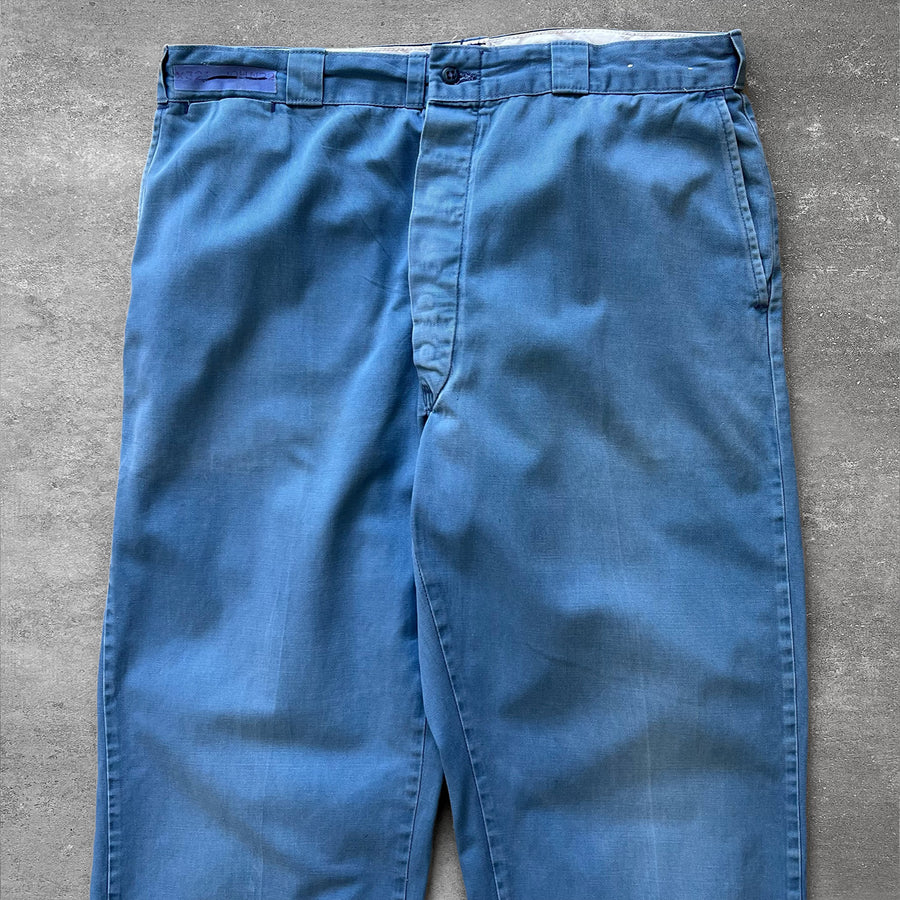 1950s Military Chinos Faded Light Blue 35