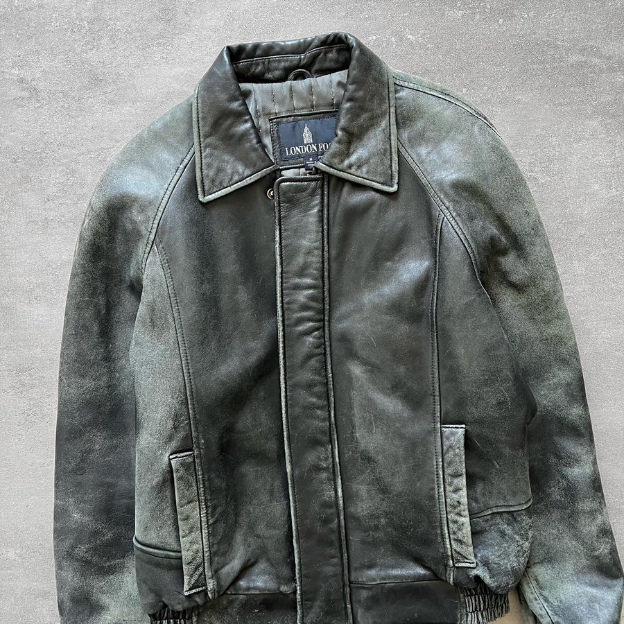 1980s London Fog Leather Jacket