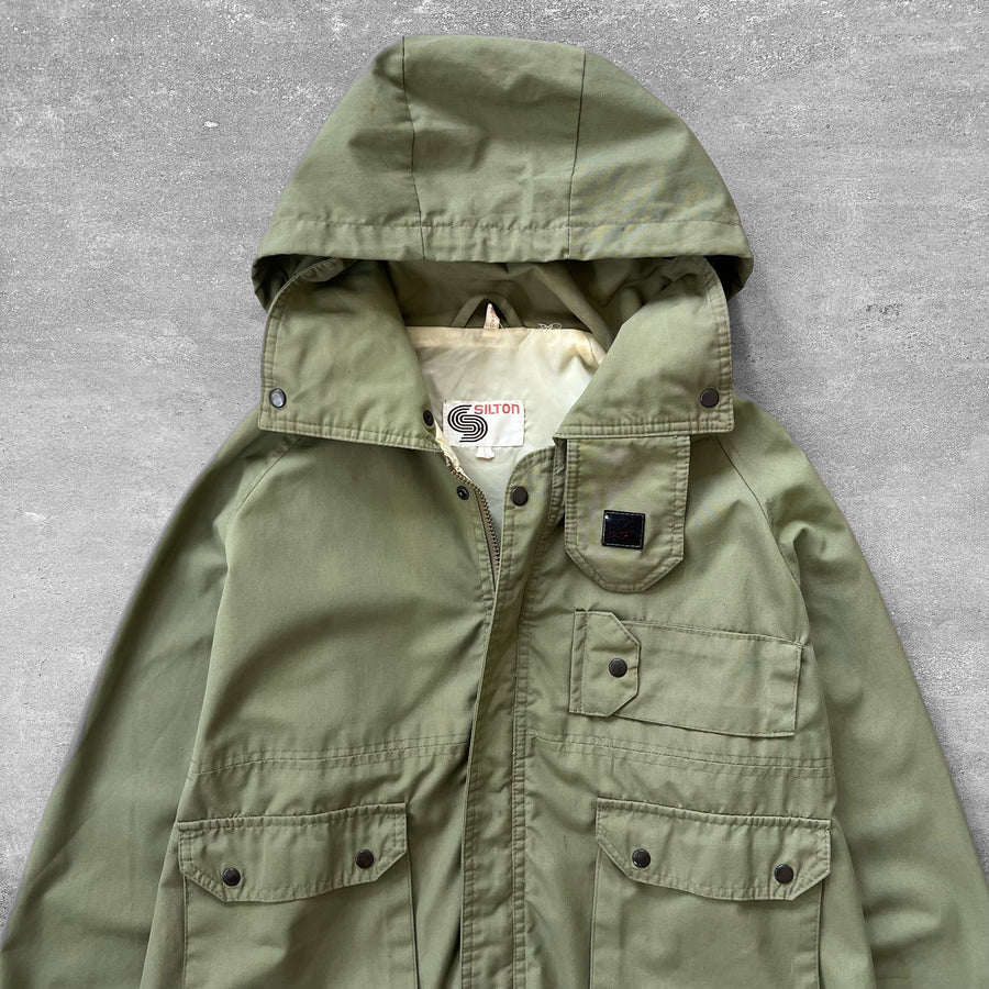 1970s Cropped Tactical Rain Jacket