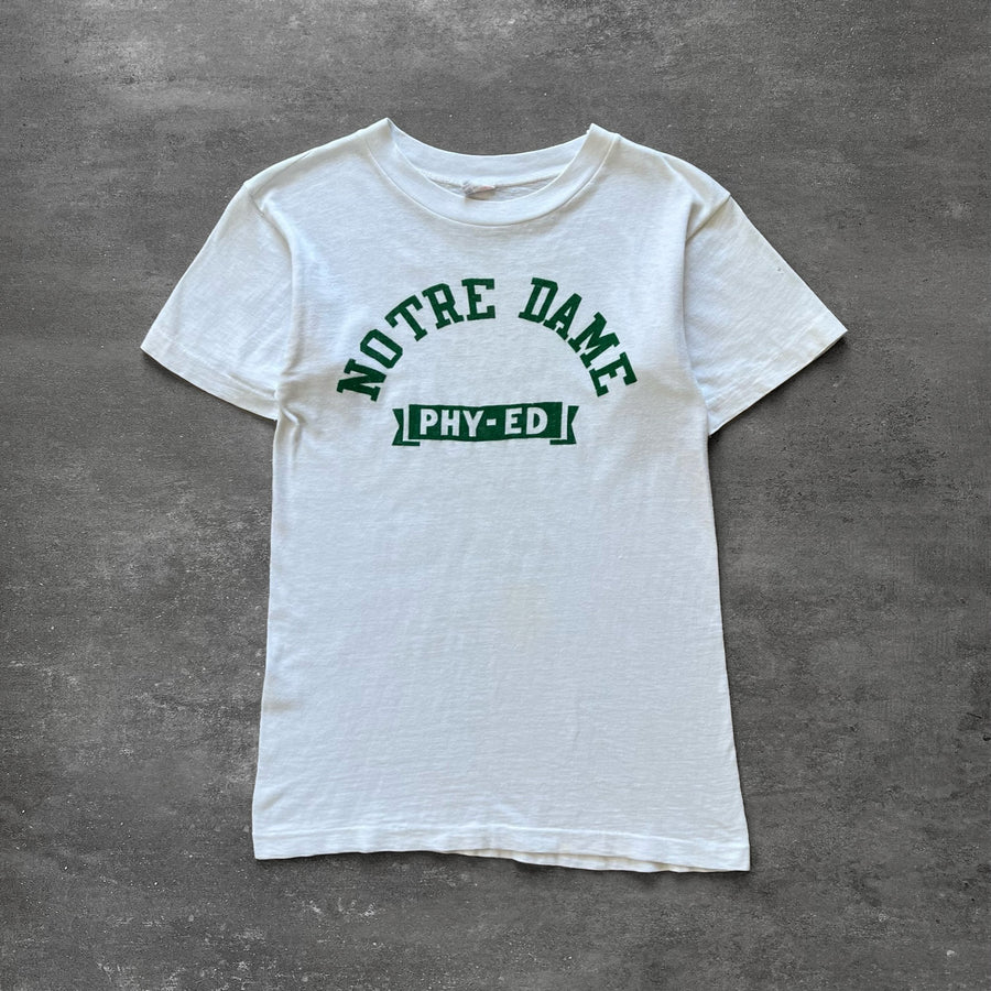 1950s Champion Notre Dame Phys Ed Tee