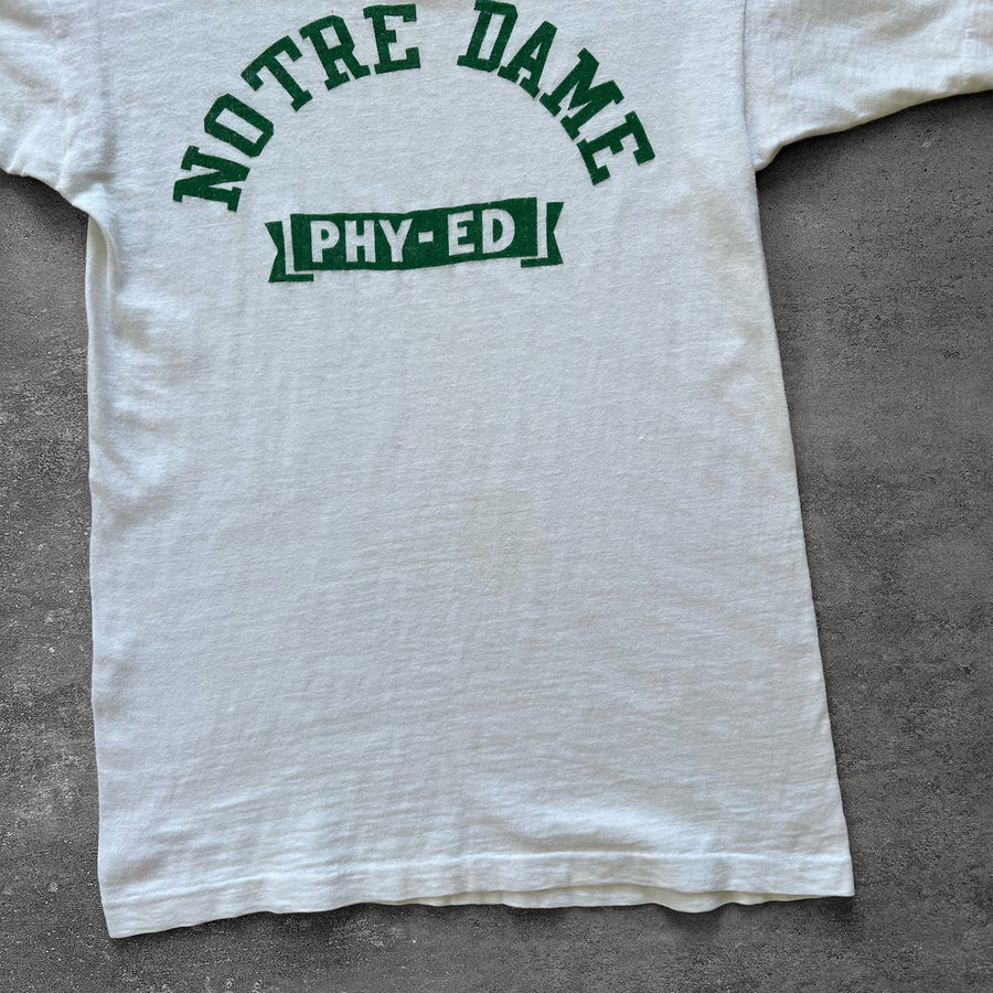 1950s Champion Notre Dame Phys Ed Tee