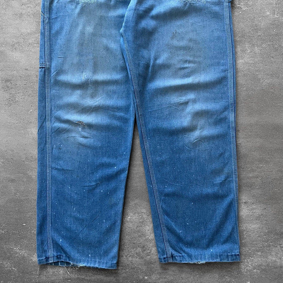 1970s Sears Blue Work Pants 34