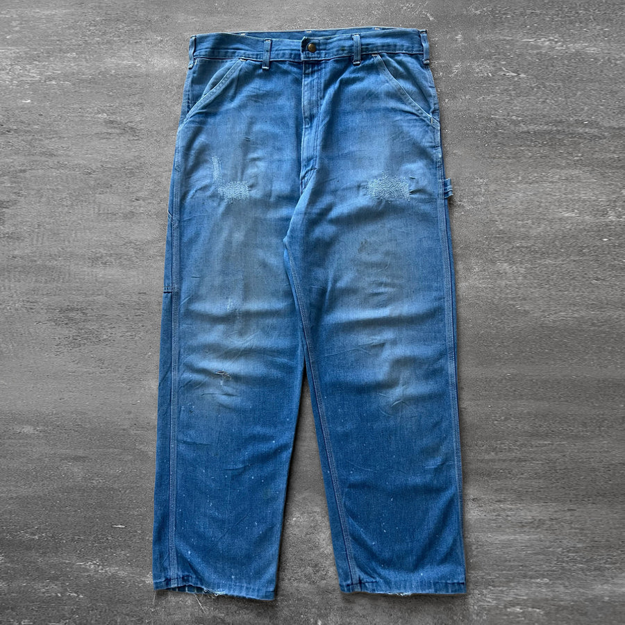 1970s Sears Blue Work Pants 34