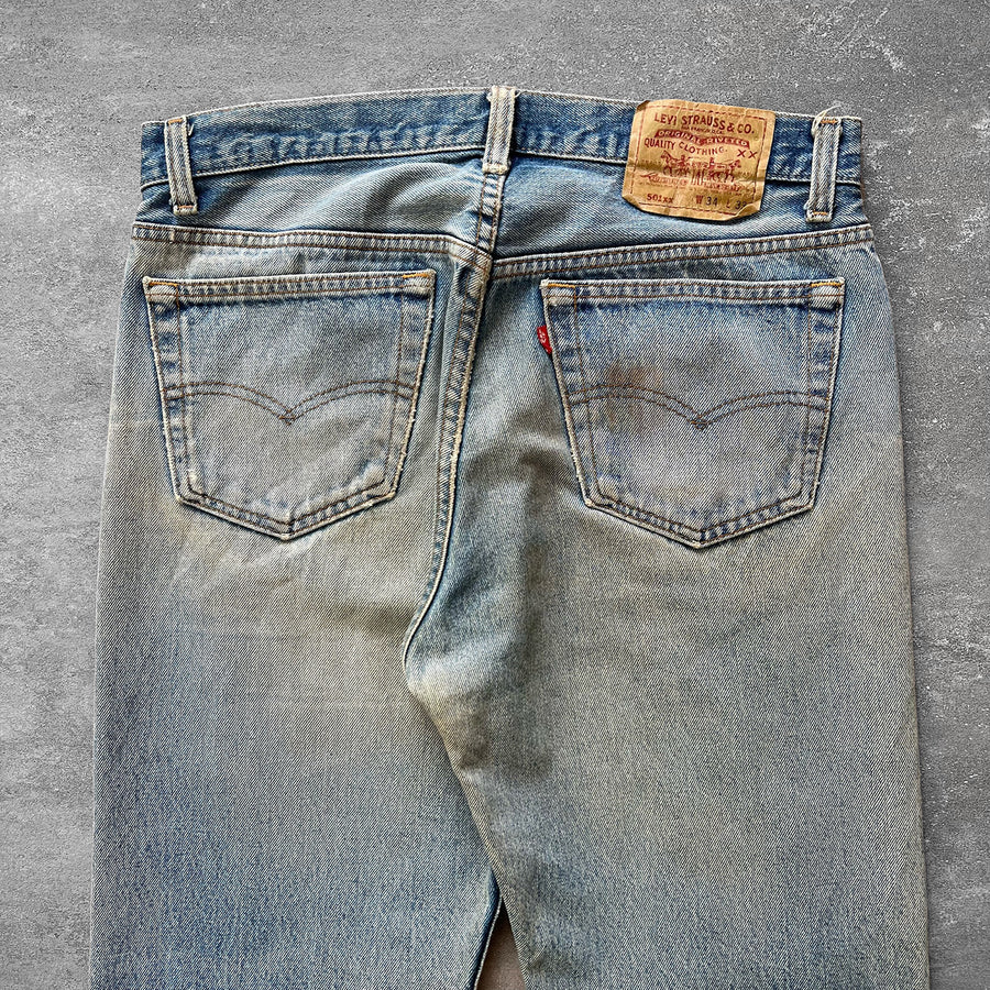 1990s Levi's 501xx Jeans Thrashed 32