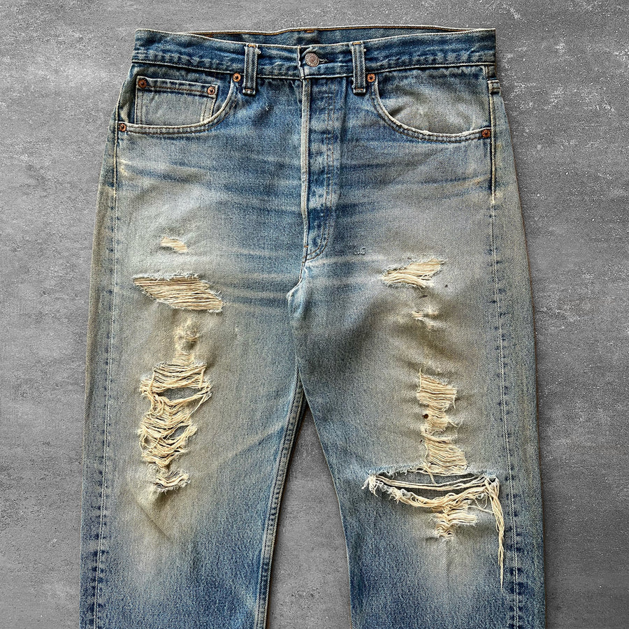 1990s Levi's 501xx Jeans Thrashed 32