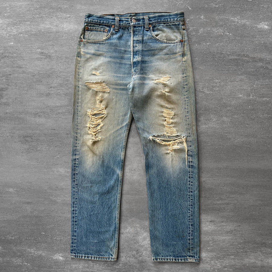 1990s Levi's 501xx Jeans Thrashed 32