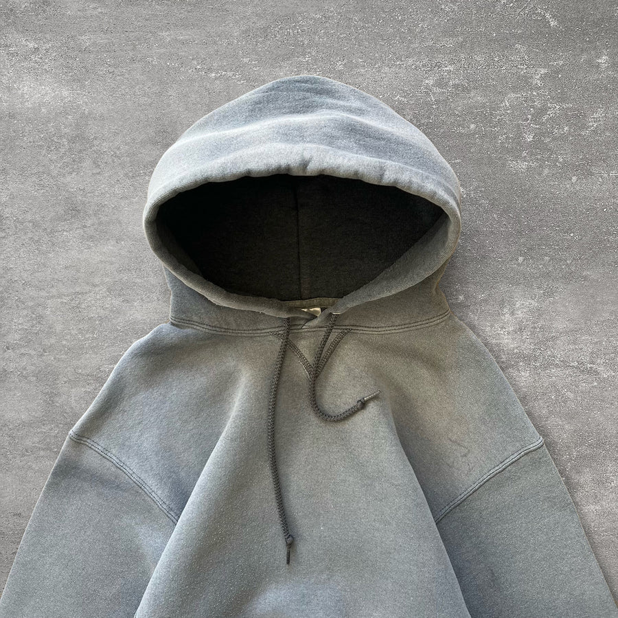 2000s Russell Sun Faded Gray Hoodie – Ametora