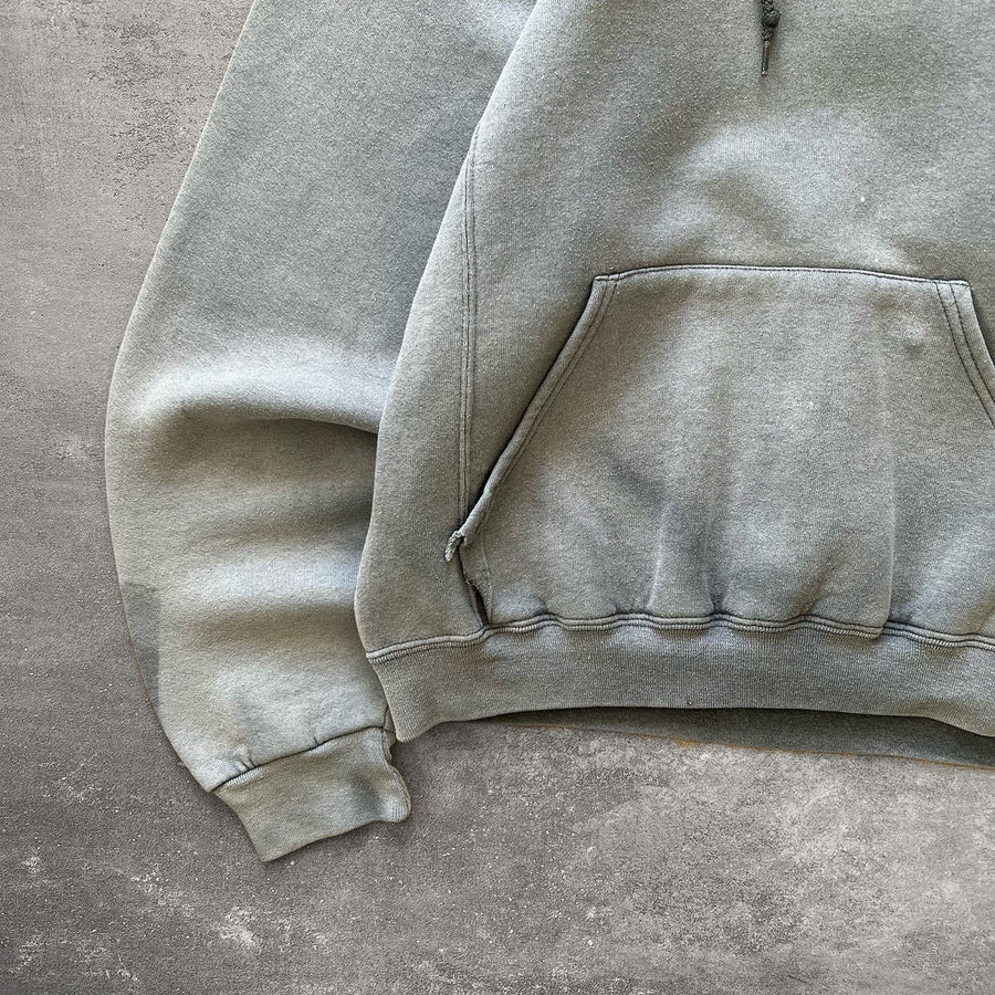 2000s Russell Sun Faded Gray Hoodie