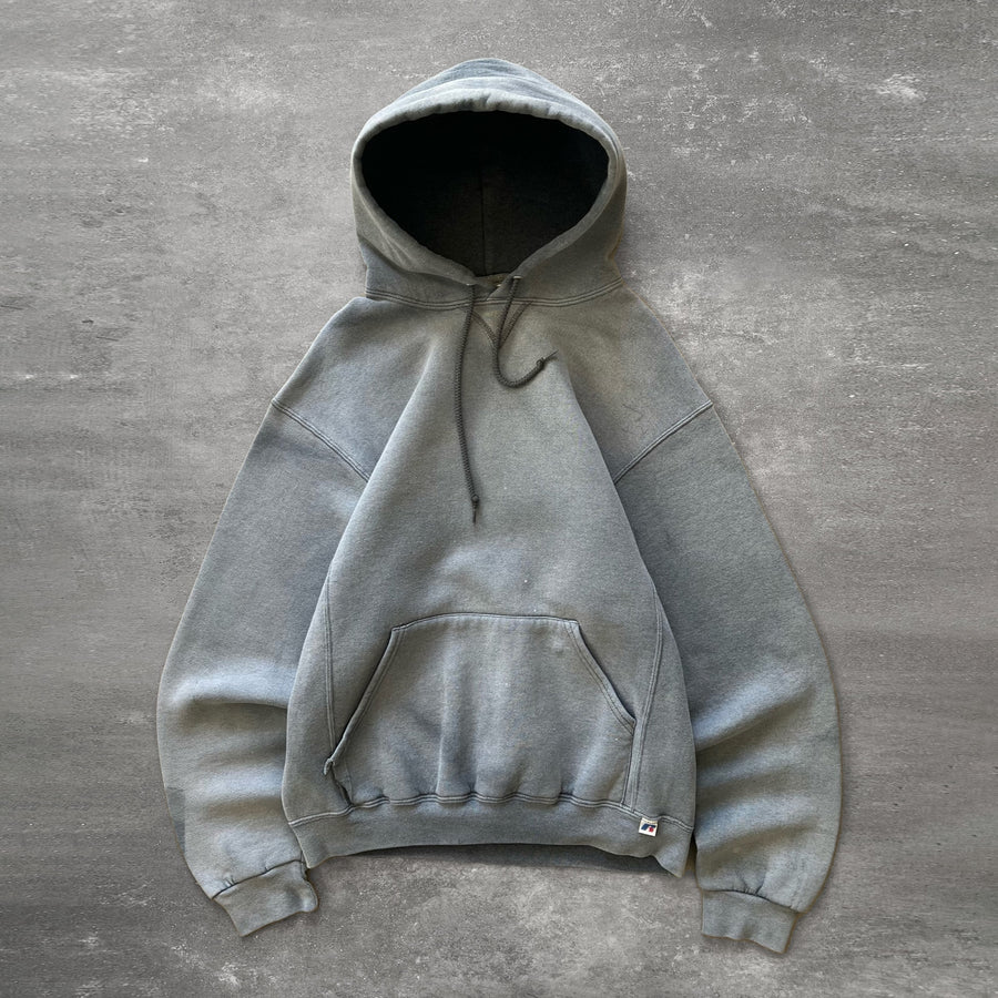 2000s Russell Sun Faded Gray Hoodie