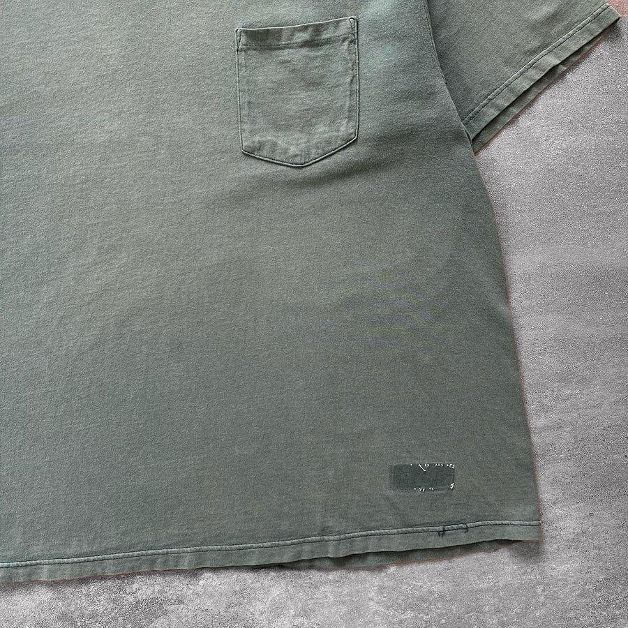 1990s Discus Faded Green Pocket Tee