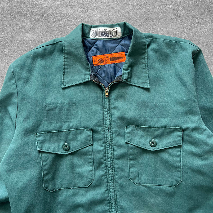 1970s Red Kap Green Work Jacket