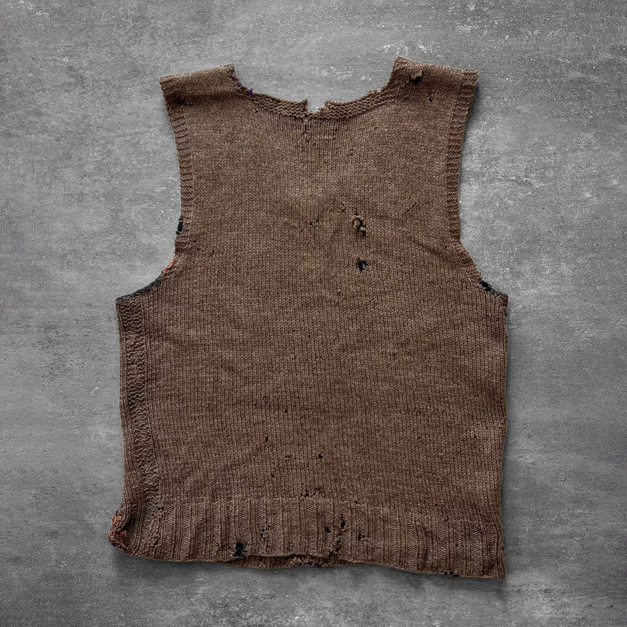 1940s Repaired Sweater Vest