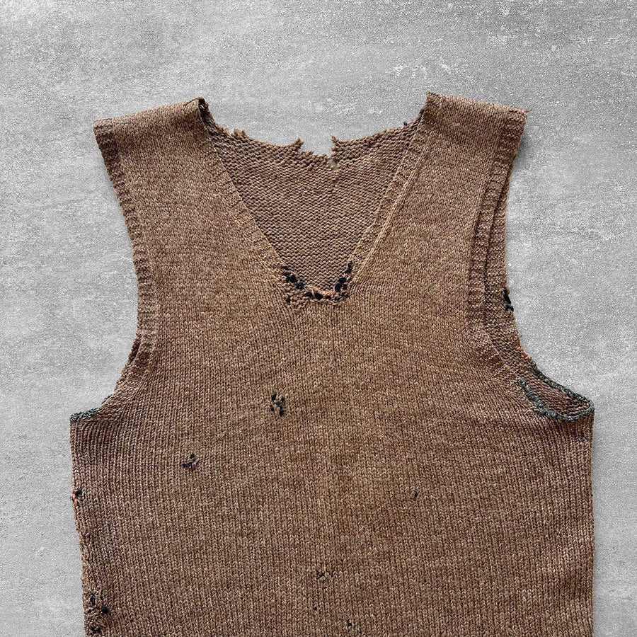1940s Repaired Sweater Vest