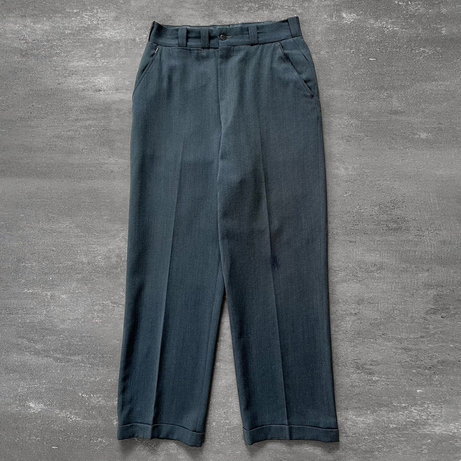 1950s Whipcord Uniform Pants 31